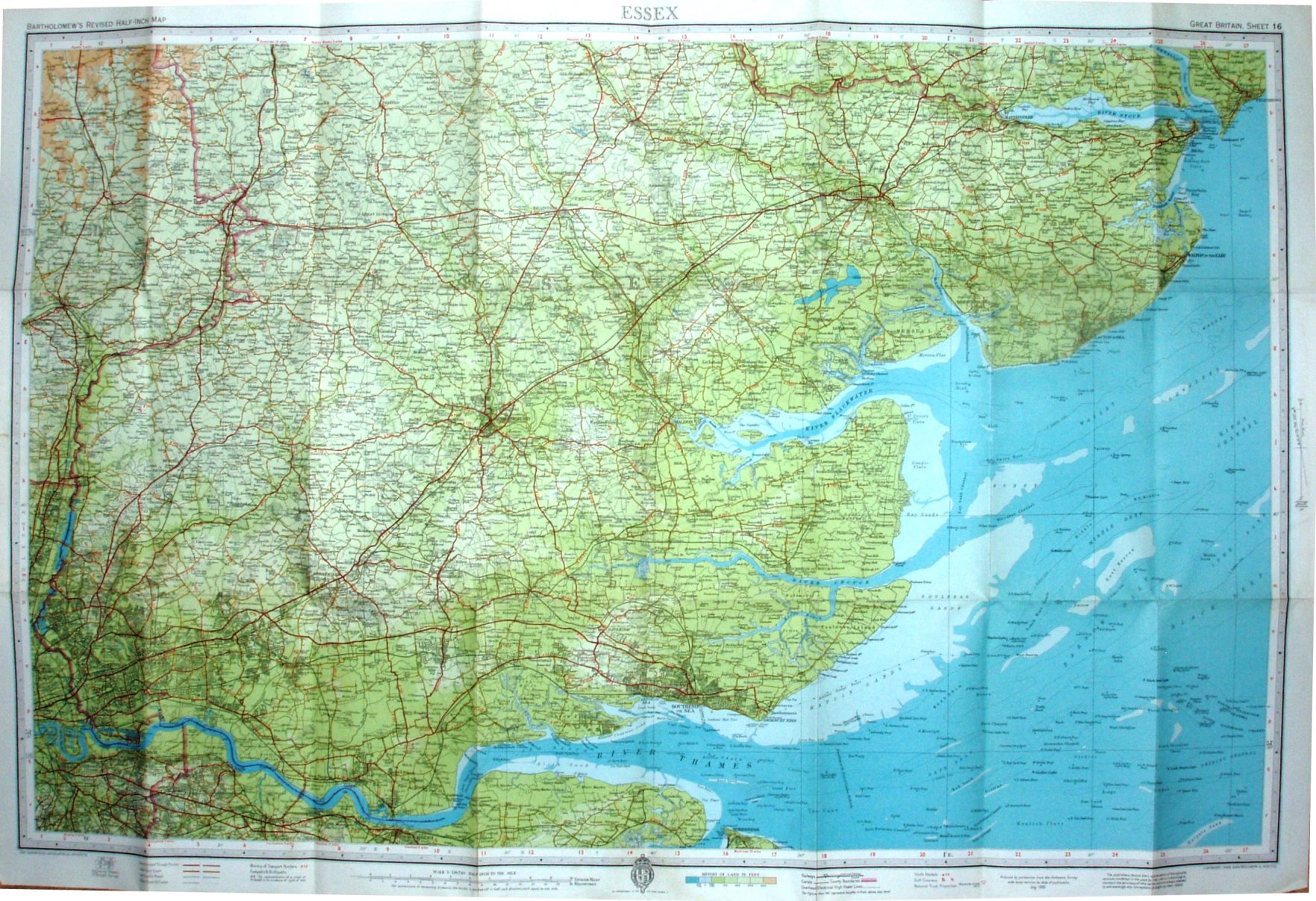 Bartholomew 1951, Sheet 16